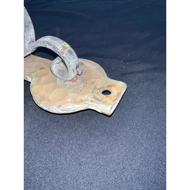 1920s Spanish/ Gothic Revival Oversized Outdoor Single Sconce For Sale - Image 9 of 12