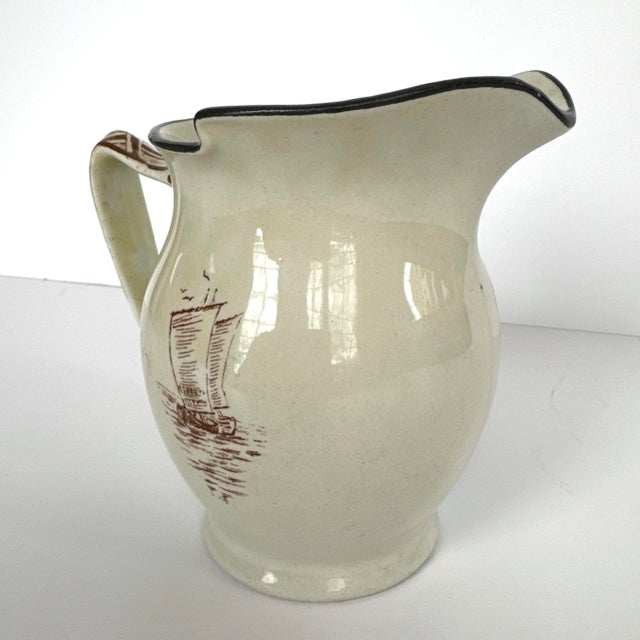 1910s Early Royal Doulton 'Old Sea Dogs - Jack's the Boy for Play' Jug C1915 For Sale - Image 5 of 7