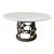 1980s Metal Stingray Base Patio Table With Fiberglass Top . For Sale