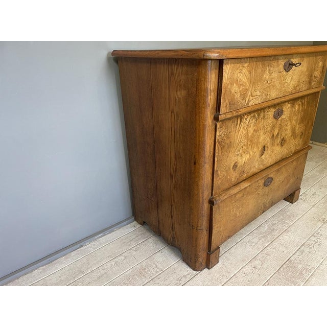 Brown Leather Chest of Drawers For Sale - Image 8 of 12