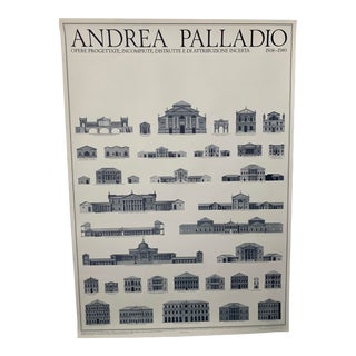 Italian Andrea Palladio Architecture Unframed Poster For Sale