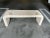 1970's Betty Cobonpue Scultura Pencil Reed Rattan Bench sold as found in vintage condition showing normal signs of wear...