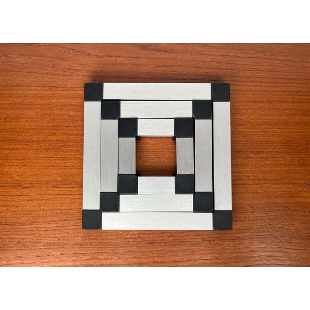 Postmodern Danish Trivet Coasters by Jorgen Meldgaard for Menu, 1980s, Set of 3 For Sale - Image 10 of 14