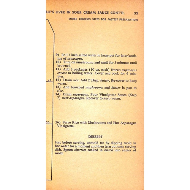 Paper "French Cooking by the Clock" 1965 Rayner, William and Chesbrough For Sale - Image 7 of 7