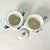 1980s Vintage Chippendale Hollywood Regency French Blue Ribbon & Bow Creamer and Covered Sugar Bowl - 2 Piece Set, After Fitz & Floyd For Sale - Image 11 of 13