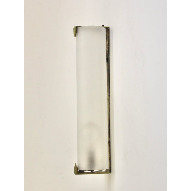1930s Art Deco French Brass Sconce, 1930s For Sale - Image 5 of 9