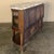 19th Century French Louis XVI Walnut Marble Top Parisian Display Buffet For Sale - Image 15 of 15