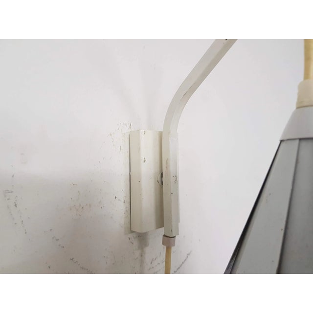White Wall Lamp by Werner Schou, 1960s For Sale - Image 6 of 9