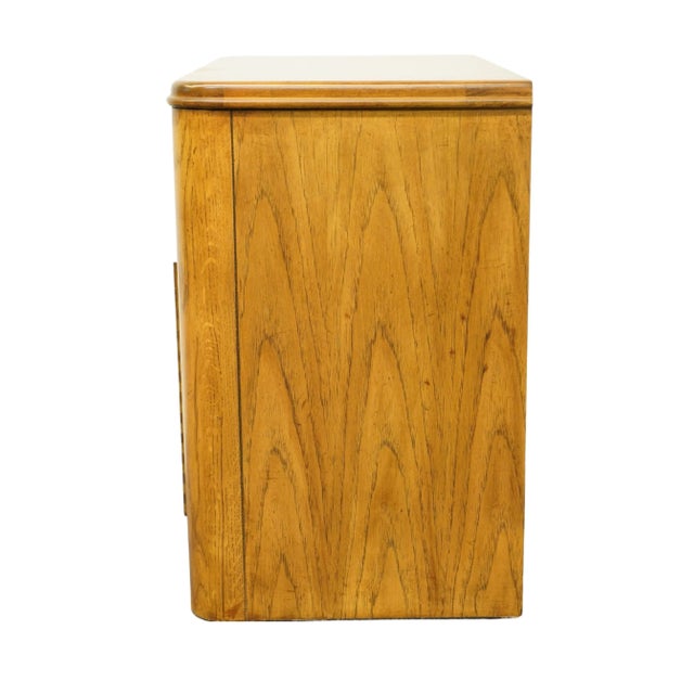 Furniture Makers Contemporary Modern Asian Inspired 28" Cabinet Nightstand 3517 For Sale - Image 9 of 13