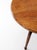 Vintage Round Wood Coffee Table With Turned Legs For Sale - Image 12 of 15