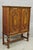 Antique Jacobean Renaissance Tudor Oak Carved 2 Blind Door China Cabinet Bookcase Cupboard with 2 Adjustable Wooden...
