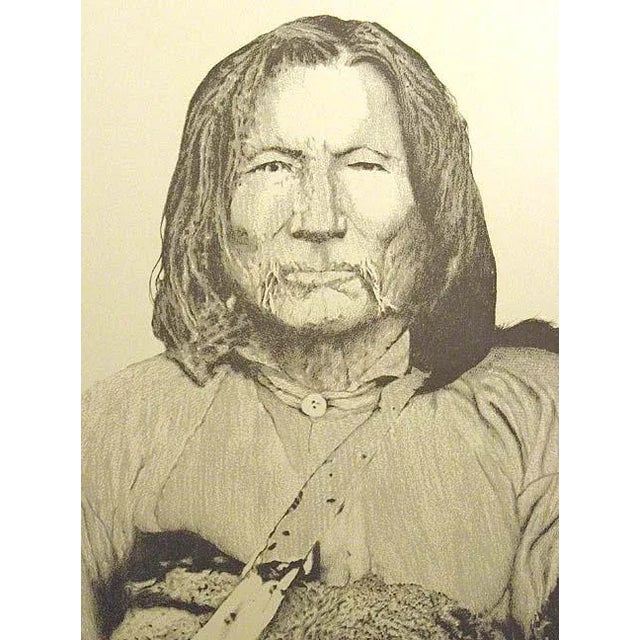 Impressionist Ward Churchill Fine Art Hand Signed Portriat Serigraph, "Satank" For Sale - Image 3 of 5