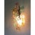 Contemporary multicolors “handmade c” wall sconce in venini style random assembly in multicolors hedgehogs hand-made...