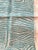 Abstract Brunschwig and Fils Le Zèbre Linen Fabric - Aqua For Sale - Image 3 of 6