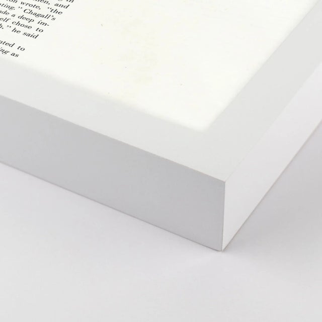 Virginia Chamlee Purple Figures Set of 4 by Virginia Chamlee in White Frame, Medium Art Print For Sale - Image 4 of 7