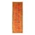 Red and Light Blue Wide Antique Turkish Oushak Gallery Runner For Sale