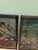 Pair of Extra Large Chinese Reverse Glass Paintings — Republic Period, Circa 1938–1946 — Longevity & Domestic Harmony For Sale - Image 11 of 13