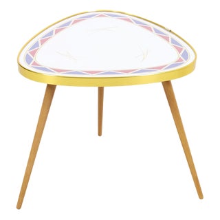 Mid-Century Kidney-Shaped Plant Stand or Side Table, 1960s For Sale