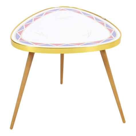 Mid-Century Kidney-Shaped Plant Stand or Side Table, 1960s For Sale