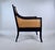 2010s Hickory Chair Double-Caned Faux Bamboo Beaufort Armchair For Sale - Image 5 of 14