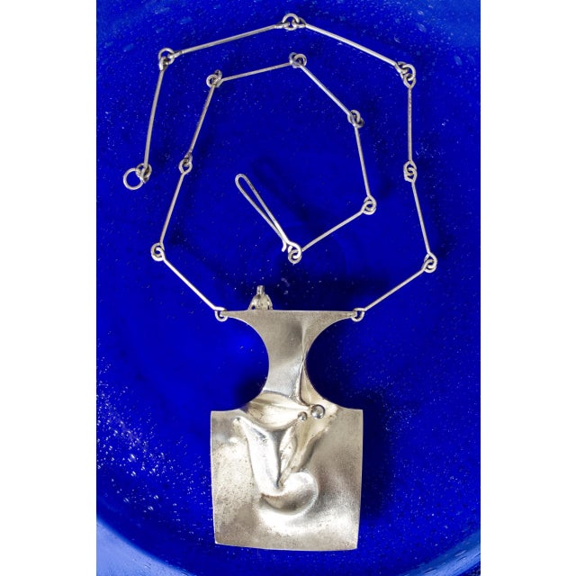 Silver Silver Barbarella Necklace by Björn Weckström, 1971 For Sale - Image 8 of 8
