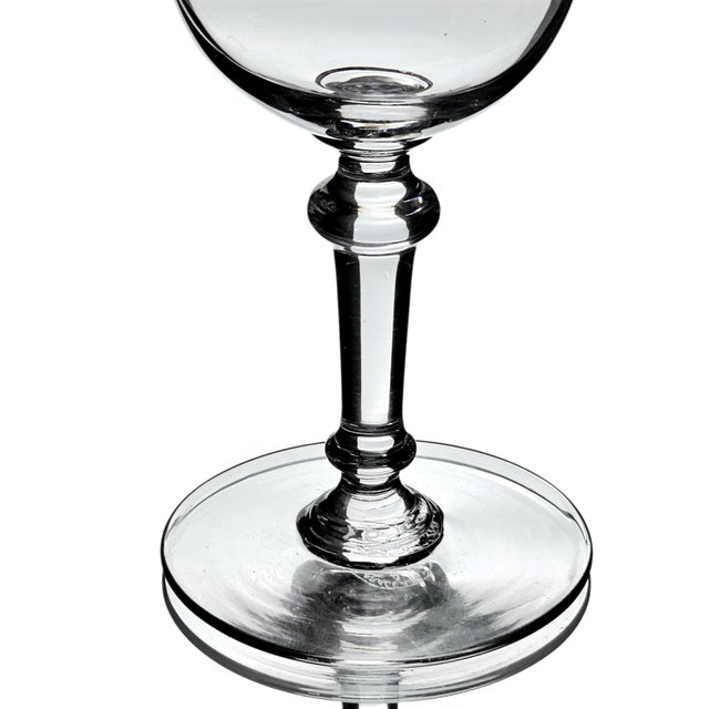 Glass Baccarat Beauharnais Wheel-Engraved Crystal Claret Glass For Sale - Image 7 of 12