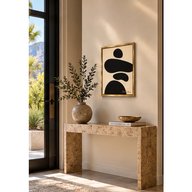 Title: Sculptural Silence , Framed Modern Painting by Bryan Boomershine For Sale - Image 4 of 8