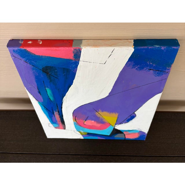 2010s David Mac Innes Abstract Painting on Canvas Signed by Artist For Sale - Image 5 of 9