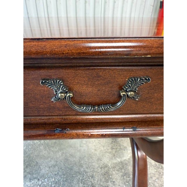 English George IV Regency Style Mahogany Writing Desk For Sale - Image 11 of 12