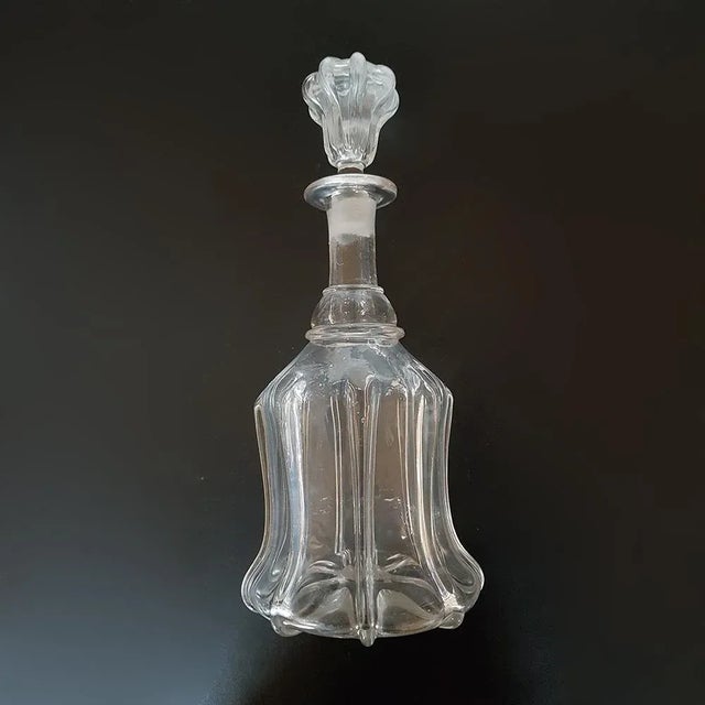 Antique Newcastle Design Glass Decanter For Sale - Image 7 of 8