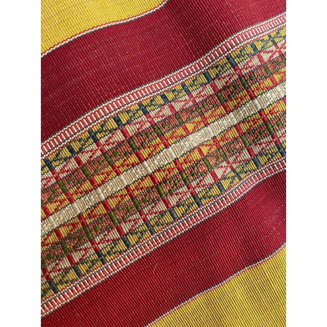 Longe Vintage Tunisian Woven Rug, 1930s For Sale - Image 6 of 10