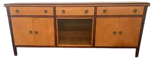 Art Deco Maple & Elm Sideboard, 1940s