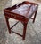 Chinoiserie Vintage Lane Altavista Mahogany Chinese Chippendale Writing Desk Table For Sale - Image 3 of 12