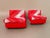 Textile Amanta Lounge Chairs by Mario Bellini and Gaetano Pesce for B&B Italia, 1970s, Set of 2 For Sale - Image 7 of 11
