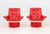 Plastic Morris Futorian "Space Age" Lounge Chairs, Pair For Sale - Image 7 of 12