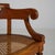 French Mid 20th Century France Louis XVI Brown Wood Armchair For Sale - Image 3 of 11