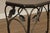 Quality Forged Iron and Hammered Copper Top Console Table For Sale - Image 11 of 12