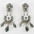 Prada House of Prada Crystal and Mirror Dangle Clip-on Earrings For Sale - Image 4 of 10