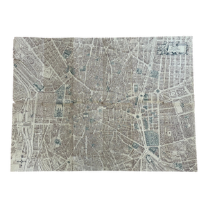 Vintage Pictorial Map of Madrid Spain