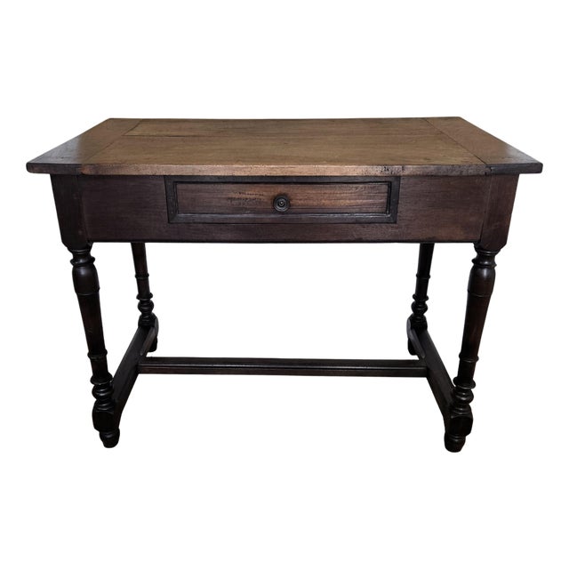 Antique Italian Walnut Desk, 1890s For Sale