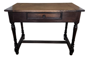 Antique Italian Walnut Desk, 1890s