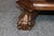Vintage English Burled Wood Ball & Claw Foot 3 Drawer Commode C. 1950's For Sale - Image 9 of 13
