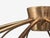 1960s Style After j.t. Kalmar Mid Century Modern Spider Flushmount Chandelier, Brass For Sale - Image 9 of 12