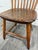 Antique American Windsor Farmhouse Style Plank Seat Dining Chair For Sale - Image 9 of 10