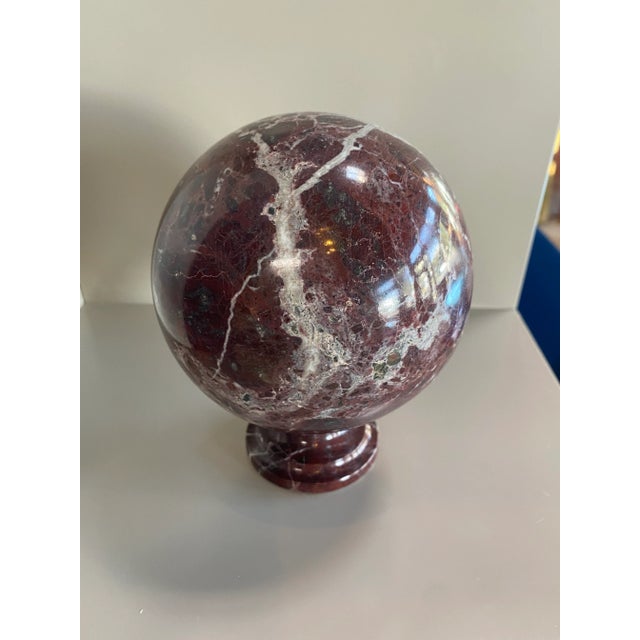 Mid-Century Modern 1980 Vintage Italian Paper Weight in Black Marquina Marble For Sale - Image 3 of 7