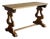 Vintage Oak Console Table For Sale