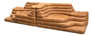 Modern Model DS1025 Modular Sofa in Brown Leather by Ubald Klug for de Sede, 2000s