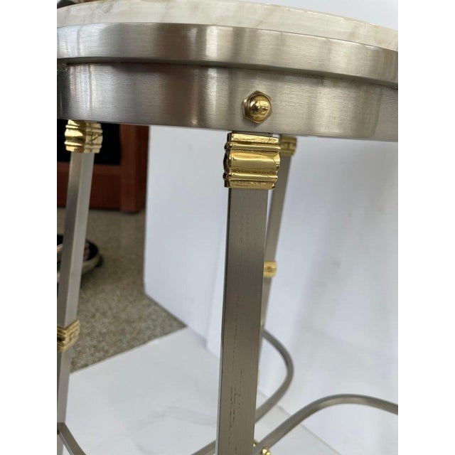 Metal Maison Jansen Side Table For Sale - Image 7 of 13