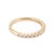 Gold 14k Yellow Gold 0.34ct Round Brilliant Lab Grown Diamond Half Eternity Band, Size 5.5 For Sale - Image 8 of 9