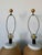 Pair of Vintage Coastal Organic Ceramic Table Lamps With Bamboo and Rope Wrap, 1970s For Sale - Image 11 of 12